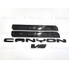 GMC Overlay 4PCS Gloss black Door Rear Elevation Canyon V6