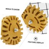 Operitacx 2 Sets 4 Inches Pneumatic Degumming Wheels Rubber Eraser