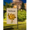LOPANNY Large Garden Flag Holder Stand Pole for 28 x