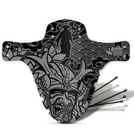 Riesel Design 1x Mudguard - Mudguard: PE - MTB Mudguard with Cable Ties / Stylish Bicycle Mudguard & Modern Mountain Bike Mudguard for Any Bike Size