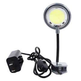 Fish Tank Clip On Light 5W Aquarium LED Light 360 Degree Rotatable Pole Fish Tank Clamp Lamp