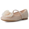 Nina Girls Jory (Little Big Kid) Ballet Flat W/Flower, Natural