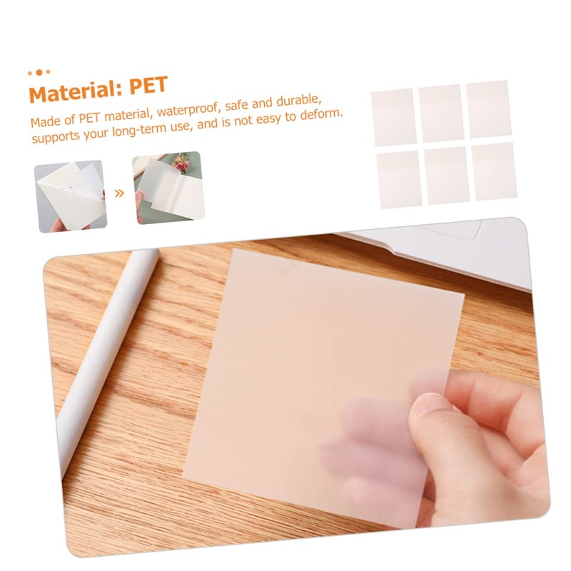 Operitacx Pack of 6 Sticky Note Sticky Note Memo Stickers