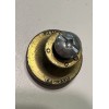 1 Vtg Drawer Cabinet Knob Pull Brass Wood Canada Restoration
