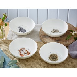 Wrendale Designs 6" Set of 4 Bowls by Royal Worcester