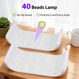 Winartton UV Light for Resin Curing - Double Sided UV Resin Light, Fast & Both Side Curing for UV Resin, UV Resin Lamp for Resin Jewelry Making, Resin Molds Curing, DIY Resin Project