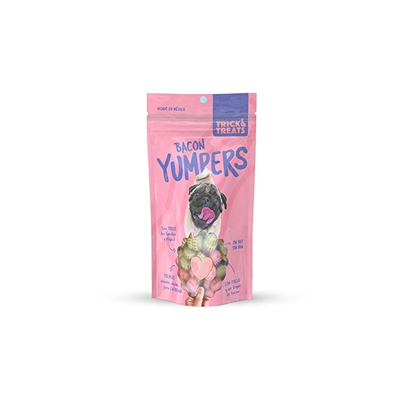 Trick Treats, Premios para Perro, Tocino Yumpers, 100g