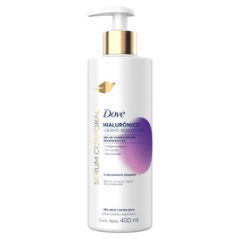 DOVE Sérum Corporal en Crema Dermo Renovador con Ácido Hialurónico que repara y previene 5 signos de la resequedad para piel seca y extra seca 400 ml 