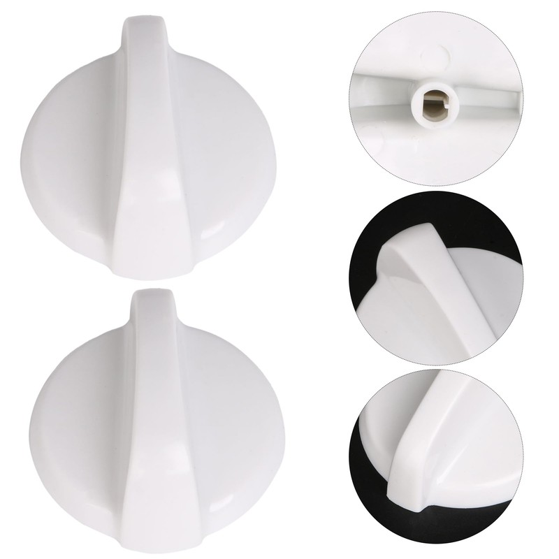 Walmine 4 Pack WB03T10282 Stove Range Top Burner Knob Replacement