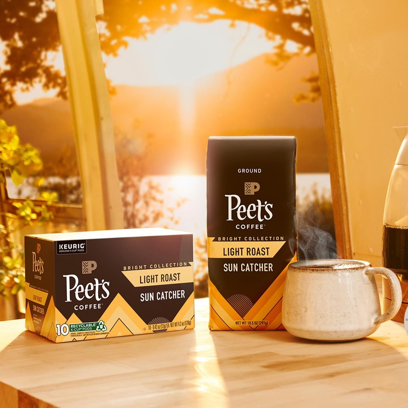 Peet's Coffee, Light Roast Ground Coffee - Sun Catcher Blend,