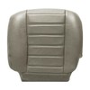 SecosAutoparts Driver Side Bottom Synthetic Leather Seat Cover Gray Compatible