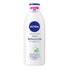 NIVEA Crema Corporal Humectante Aloe Vera Refrescante (400 ml) - 72 horas de Humectación y Suavidad Profunda con extracto de Aloe Vera - Ideal para Piel Normal y Seca
