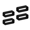 Elifel Rubber Watch Strap 4packs Loop Sillicon Watch Band Smartwatch