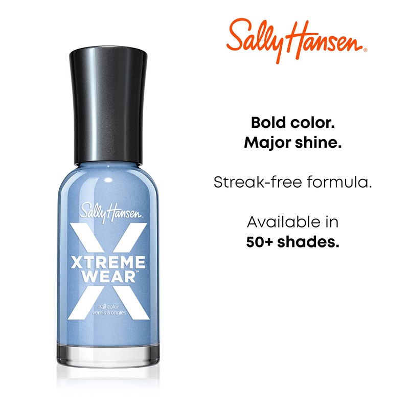 Sally Hansen Xtreme Wear Nail Polish, Streak-Free, Shiny Finish, Long-Lasting