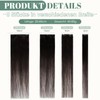 Rich Choices Clip-In Real Hair Extensions, 8 Pieces, Clip Extensions,