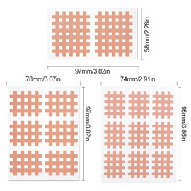 Grid tape, cross tape mix box, 34 pieces cross tape exclusive, grid plaster, acupuncture, trigger, grid plaster, set of 3 sizes, cross tape grid plaster, acupuncture plaster, grid tapes