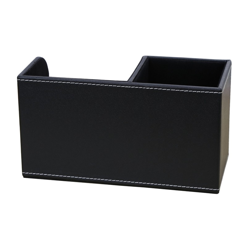 KINGFOM Desk Tidy Organiser Caddy Multifunction Leather Pen Pencil Pots