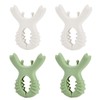 4Pcs Pot Spoon Rest Holder,Spatula Rack,Silicone Crab Pot Lid Support,Multipurpose