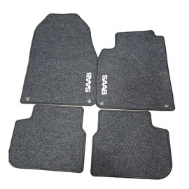 Saab Original 9-3 Floor Mats - Black (Convertible) 12825834