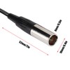 3.5mm Male to Mini XLR 3pin Male Audio Cable Adapter