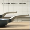 PRICUSIS Nonstick Ceramic Frying Pan with Lid, Non Toxic Nonstick