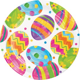 Creative Converting 327099 Paper Dinner Plates, Multicolor