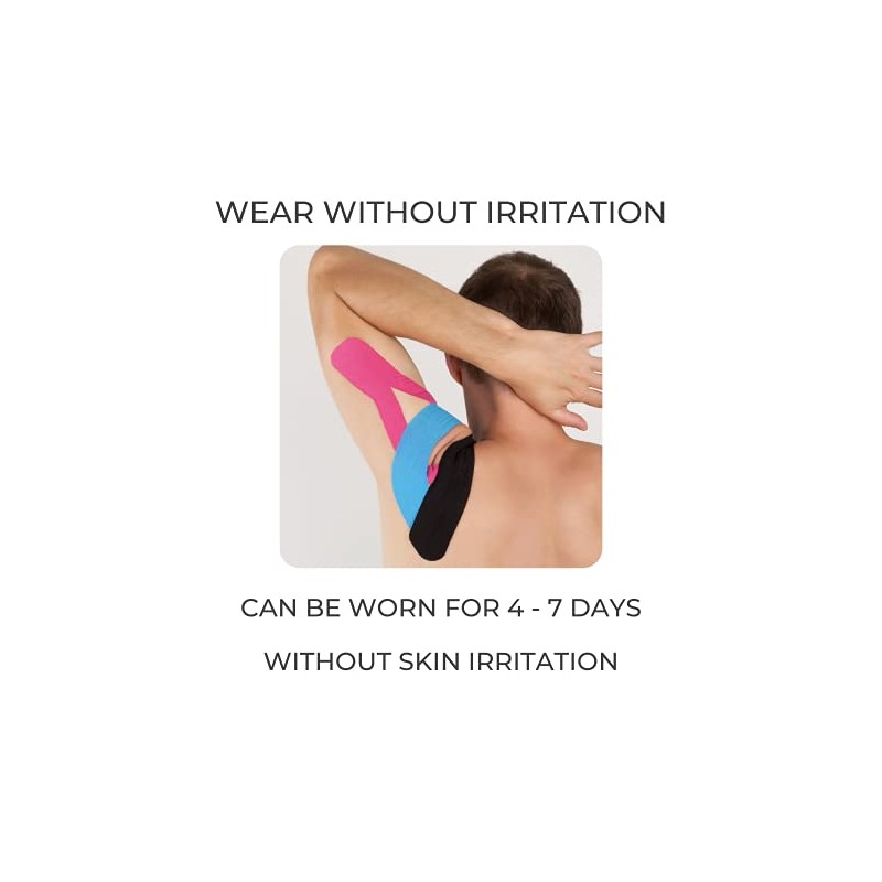 Kinesiology Sports Tape Light Reflective Pink | 5m Roll of