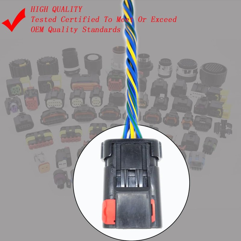 Set of 1PCS EGR Exhaust Gas Recirculation Valve Connector Harness