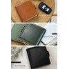 FRANK GERALD Men's Bi-fold Wallet, Genuine Leather, Thin, Large Capacity,