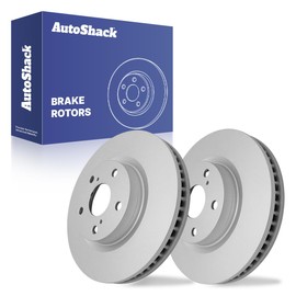 AutoShack Front Brake Rotors | Replacement For Lexus ES350 ES300h Scion tC iM Pontiac Vibe Toyota Avalon Corolla iM Matrix Mirai 2006-2018 RAV4 2007-2017 Camry V6 | Coated | 2-PC Set | ArmorStop