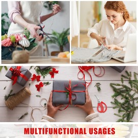 Gisafai 70 Pcs Kitchen Seafood Scissors for Crab Bulk,Leg Scissors Multifunctional Stainless Steel Shears Crab Leg Crackers Fish Shrimp Lobster tools for Kitchen Seafood Peeling (Red)