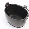 brocant iron oval bucket