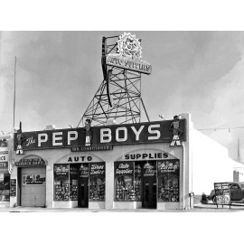 PEP BOYS Manny Moe Jack    AUTO PARTS STORE FRONT  5x7 REPRINT