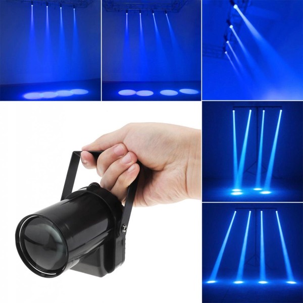 Unbranded Blue LED Beam Pinspot Light DJ Mirror Ball Lighting