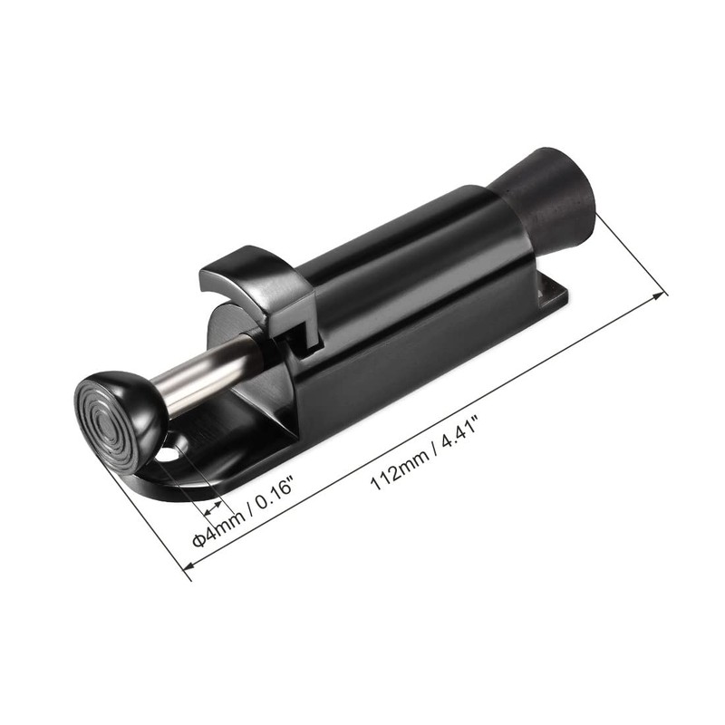 sourcing map Kickdown Door Stopper Spring Loaded Foot Pedal Door