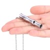 Ejoyous Stainless Steel Whistle, Whistle Signal Whistle with Collar Dog