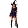 LEG AVENUE 2 PC Mystical Witch, includes dress with spiderweb