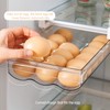 Drawers, Egg Holder, Extendable Fridge Drawer, Space for 18 Eggs,