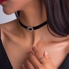 Heart Choker Necklace for Women Handmade Velvet Choker with Heart