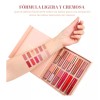 Handaiyan Labial Gloss Juego De Labiales Liquido Mate Set De
