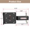 Universal 2" Receiver Trailer Hitch Winch Mount Plate ,Winch Mounting