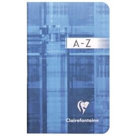 Clairefontaine 3599C Lot de 10 Répertoires Agrafés - 9x14 cm - 96 Pages Petits Carreaux - Papier Blanc 90 g - Couverture Carte Pelliculée - Couleurs Aléatoires