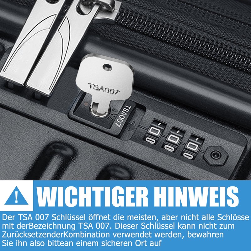 TSA002 Multifunctional Main Key Bag, Ancable Pack of 2 TSA