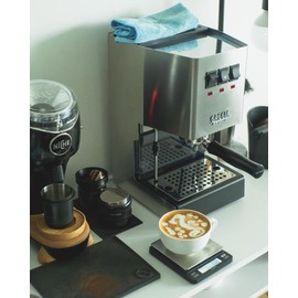 Normcore 58 mm Bottomless Portafilter for Gaggia Classic Pro with 2 Cup Filter Basket - Bottomless Portafilter with Stainless Steel - Anodised Aluminium Handle