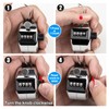 SDARMING tally counter, 4-digit clicker counter, Metal hand tally counters