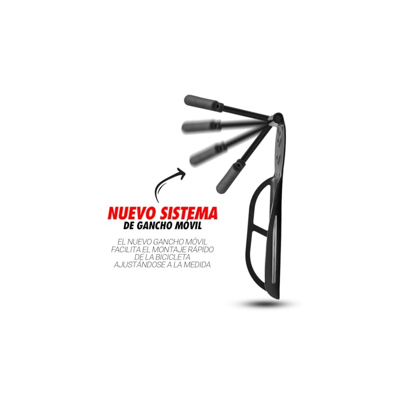 ALTREGO Soporte de Gancho de Acero para Colgar Bicicleta en