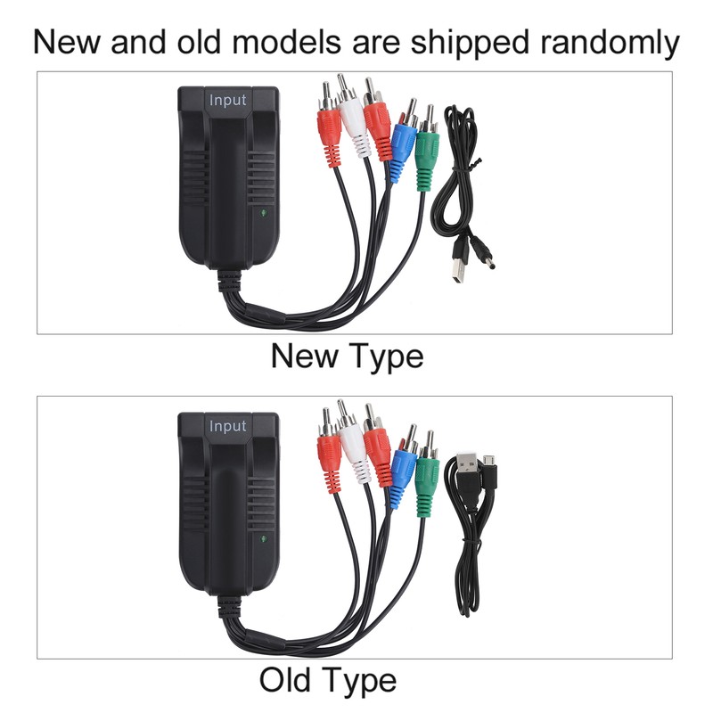 Z10AS RGB Component HDMI-Compatible Video R/L Audio to YPBPR Converter