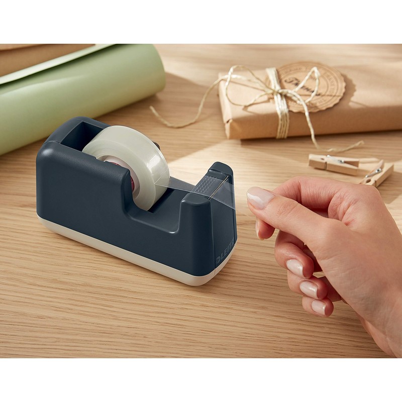 Leitz Tape Dispenser, Heavy Base With Tape, Cosy Range, Velvet