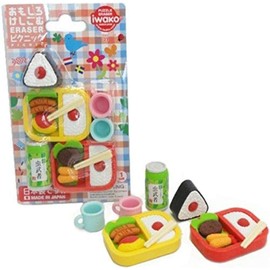 blister pack funny eraser picnic