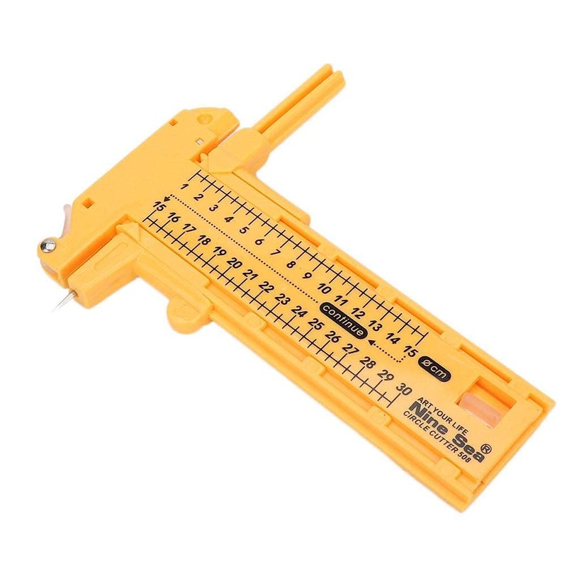 Gifleey Compass Circle Cutter Rotary Compass Cutter Circular Cutting Cutter